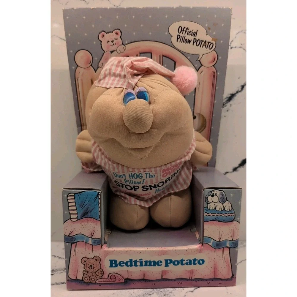 Vintage 1988 DanDee Bedtime Potato Funny Plush NIB